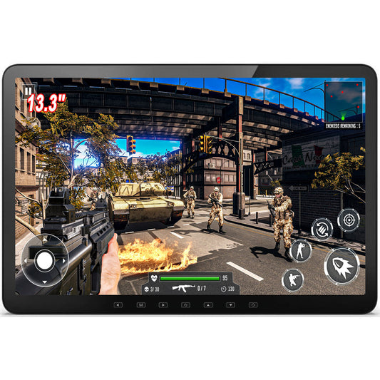 13.3インチ 1080P リアモニター 車載モニター 後部座席 軽量 HDMI 薄型